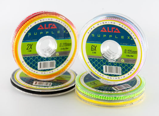 Alfa SUPPLEX Fluorocarbon Tippet Line 25m