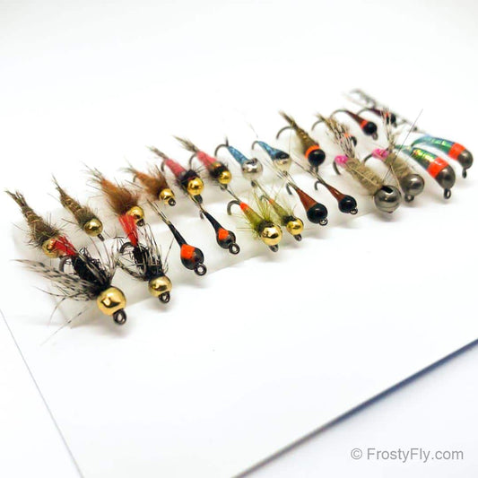 Euro Nymph Flies Selection 3 - 24 Flies