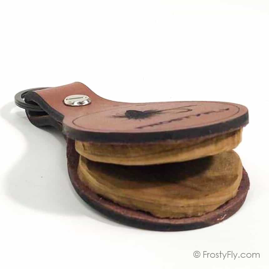 Frosty Fly Amadou Patch - Fly-Drying Patch