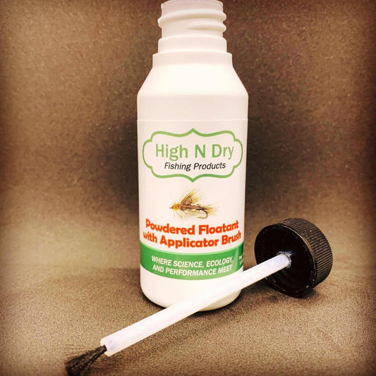 High N Dry Powdered Fly Floatant with Applicator Brush
