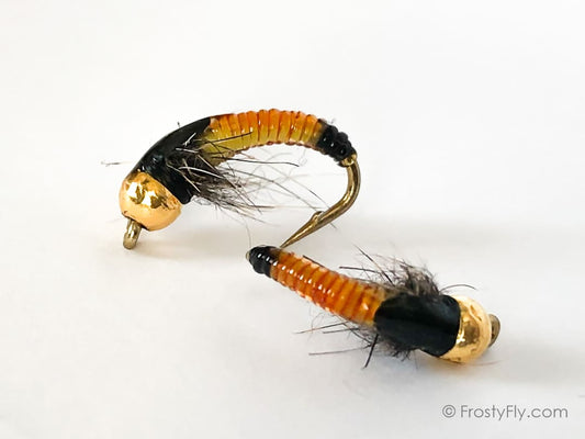 Orange Black Scud Nymph ZTS2