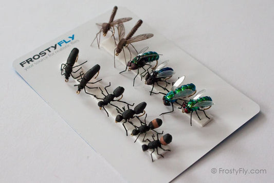 Realistic Flies - Terrestrials - Set of 12 Flies