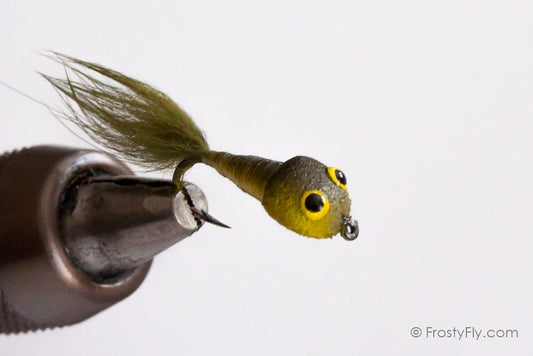 Realistic Tadpole Fly - Taddy - Olive