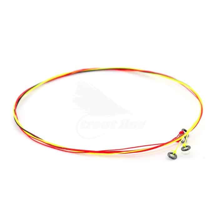 Troutline Super Visible Tricolor Nymph Indicator 0.20mm (2 pcs)