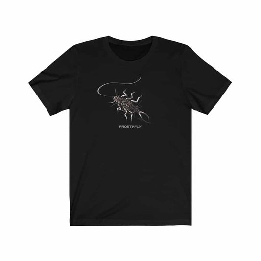 Stonefly Nymph BW Short Sleeve Tee