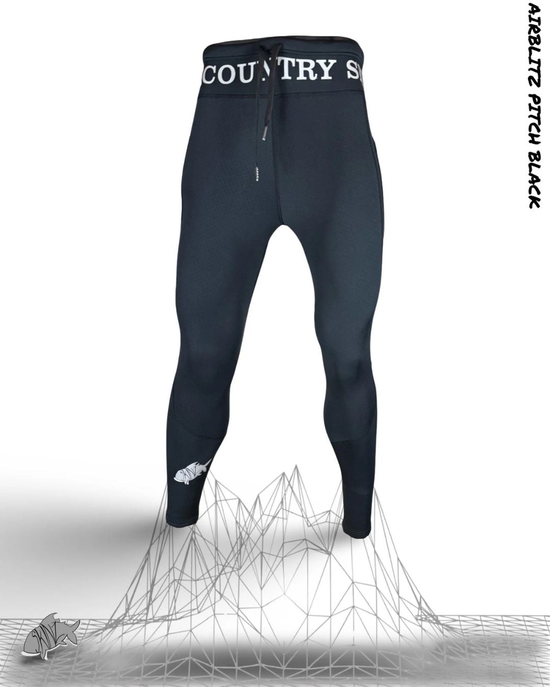 AIRBLITZ™ Wet Wading Perforated Neoprene Pants – Unisex - Pitch Black