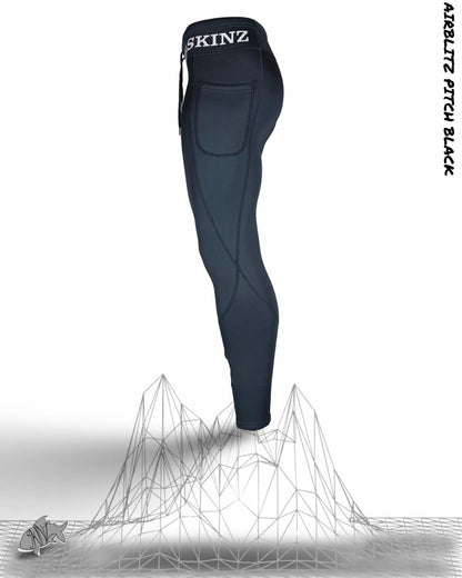 AIRBLITZ™ Wet Wading Perforated Neoprene Pants – Unisex - Pitch Black - side view