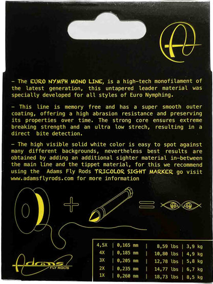 Adams Euro Nymph Mono Line