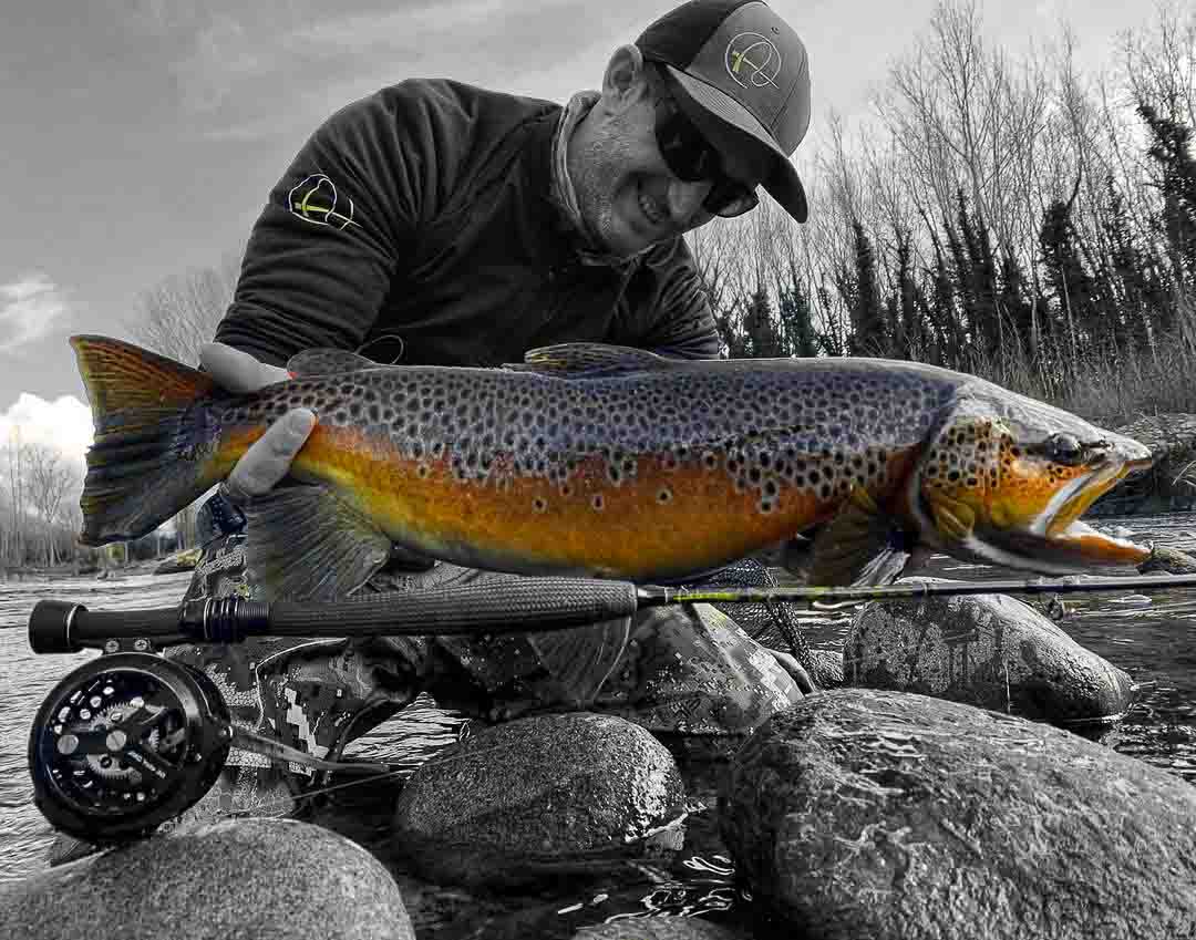 Adams XTZ Euro Nymphing Rod 2wt in action