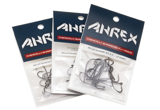 Ahrex NS110 Nordic Salt Streamer Fly Hooks Straight Eye