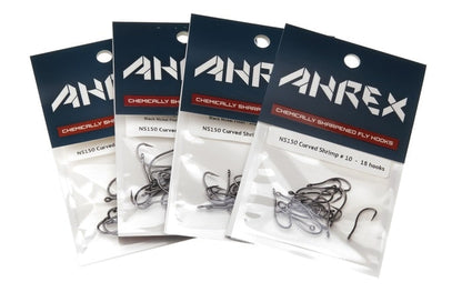 Ahrex NS150 Shrimp Hooks - Nordic Salt, Curved