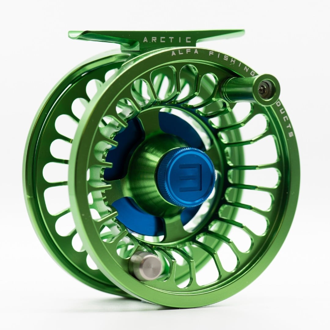 Alfa ARCTIC 3 Reel - Lime Green - Front
