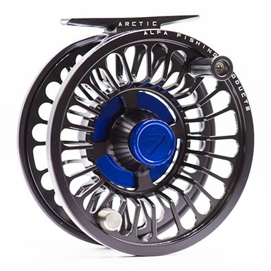 Alfa ARCTIC 7 Reel - Gun Smoke - Front