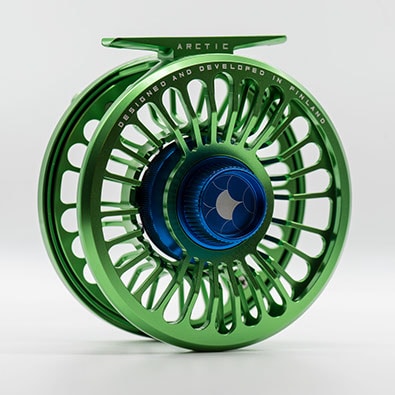 Alfa ARCTIC 7 Reel - Lime Green - Back