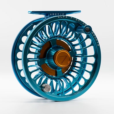 Alfa ARCTIC 7 Reel - Petrol Blue - Front