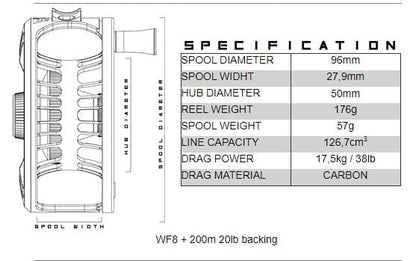 Alfa ARCTIC 7 Reel - specs