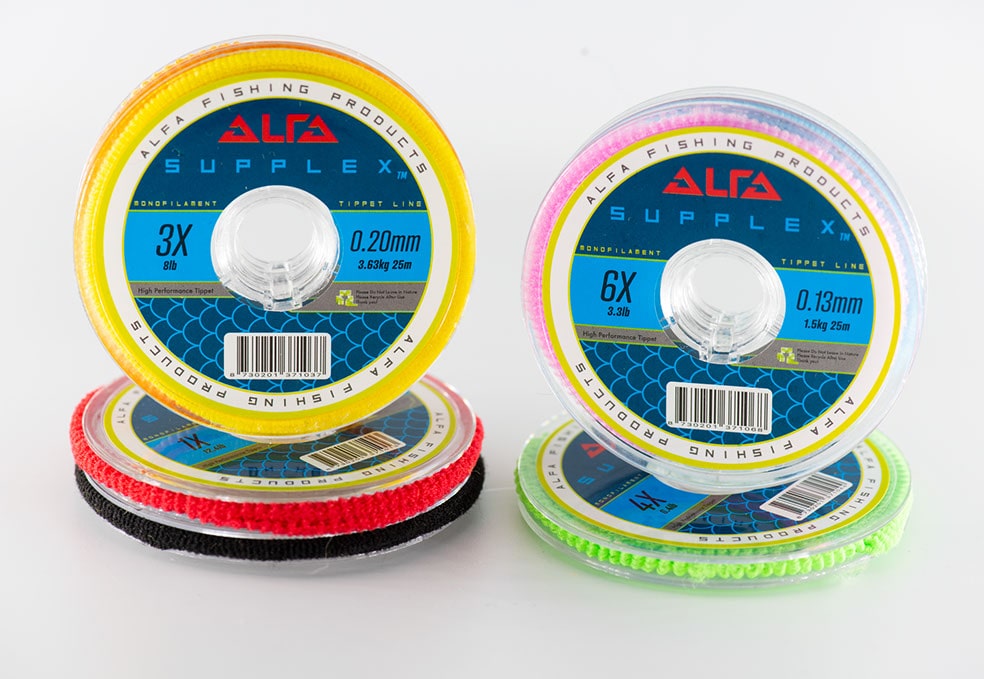Alfa SUPPLEX Monofilament Tippet Line 25m