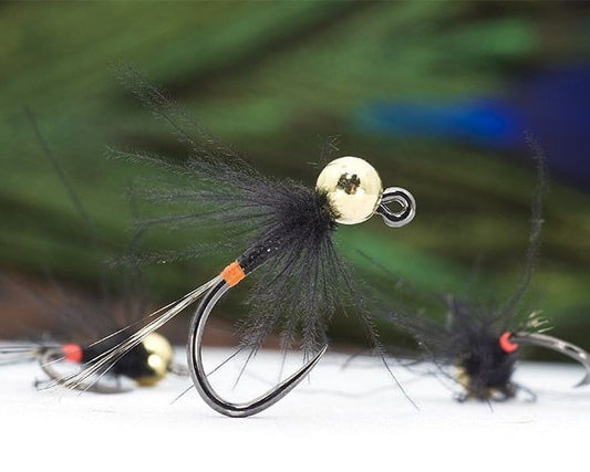 BQ1 Black Devil Barbless Nymph