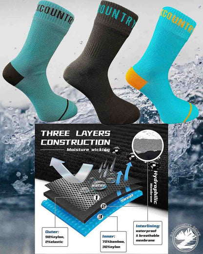 Backcountry Skinz Mid Length Waterproof Socks