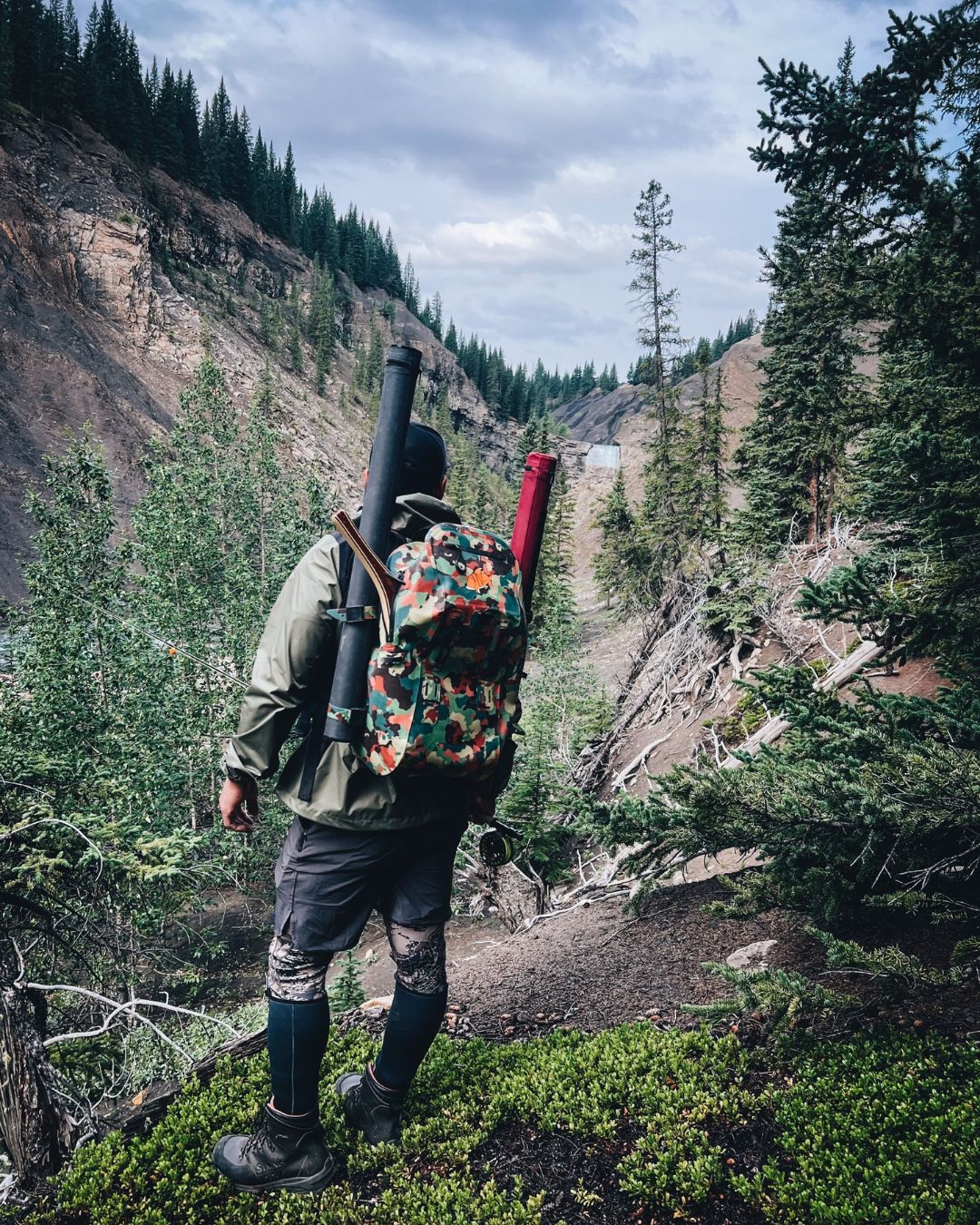 Backcountry Skinz SherpaShell Submersible 30 L Fishing Backpack