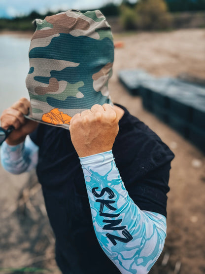 Backcountry Skinz Perforated Camo UV Fishing Buff