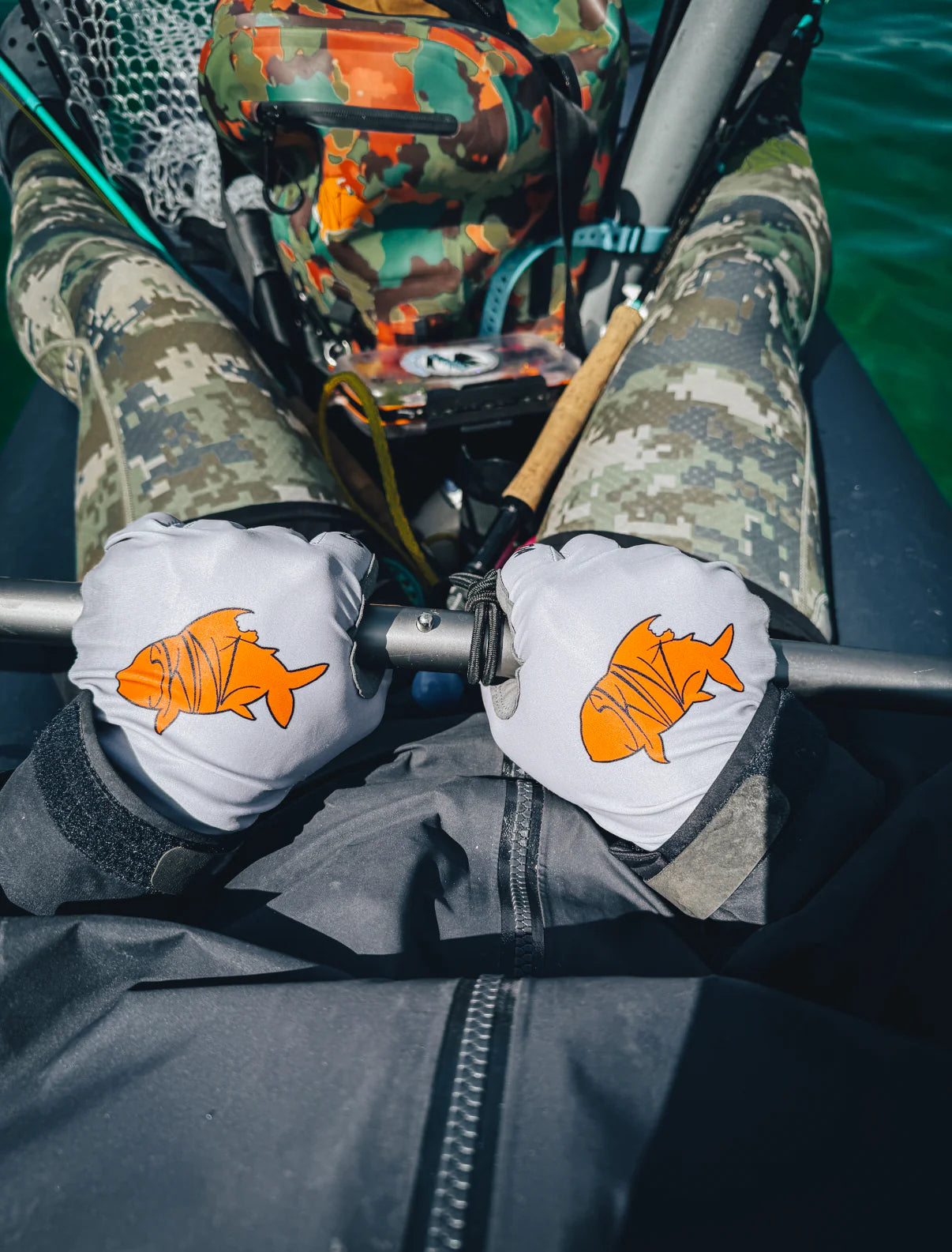 Backcountry Skinz SolarGripz UVPro Fishing Sun Gloves