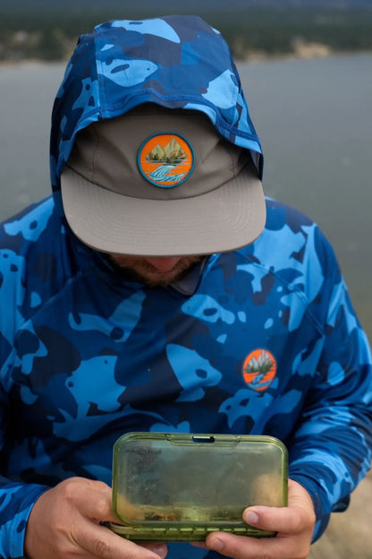Backcountry Skinz Solarflexz UVPro Sun Hoodie - Blue Surge Camo