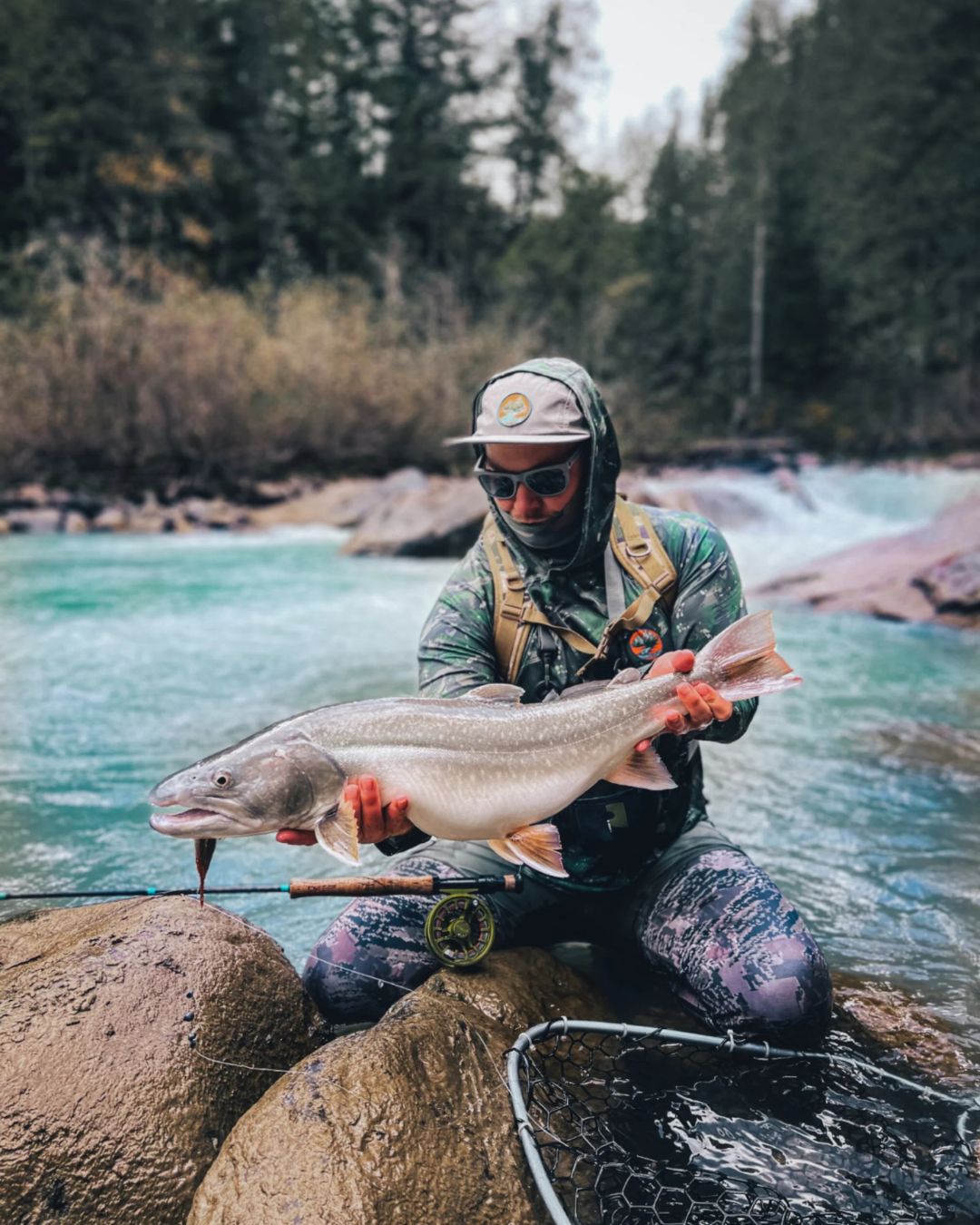 Backcountry Skinz Solarflexz UVPro Sun Hoodie - Forest Surge Camo