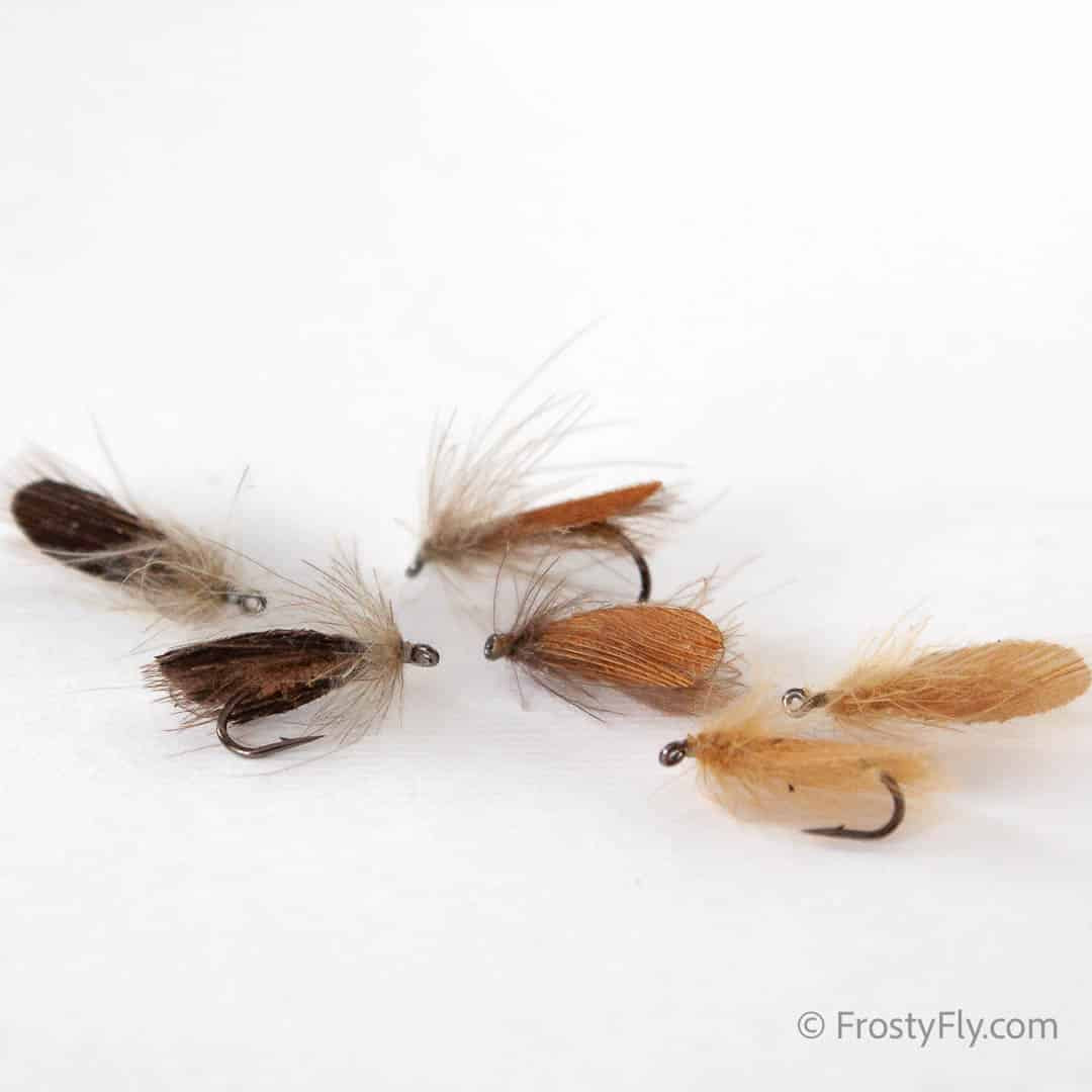 CDC Winged Caddis Flies
