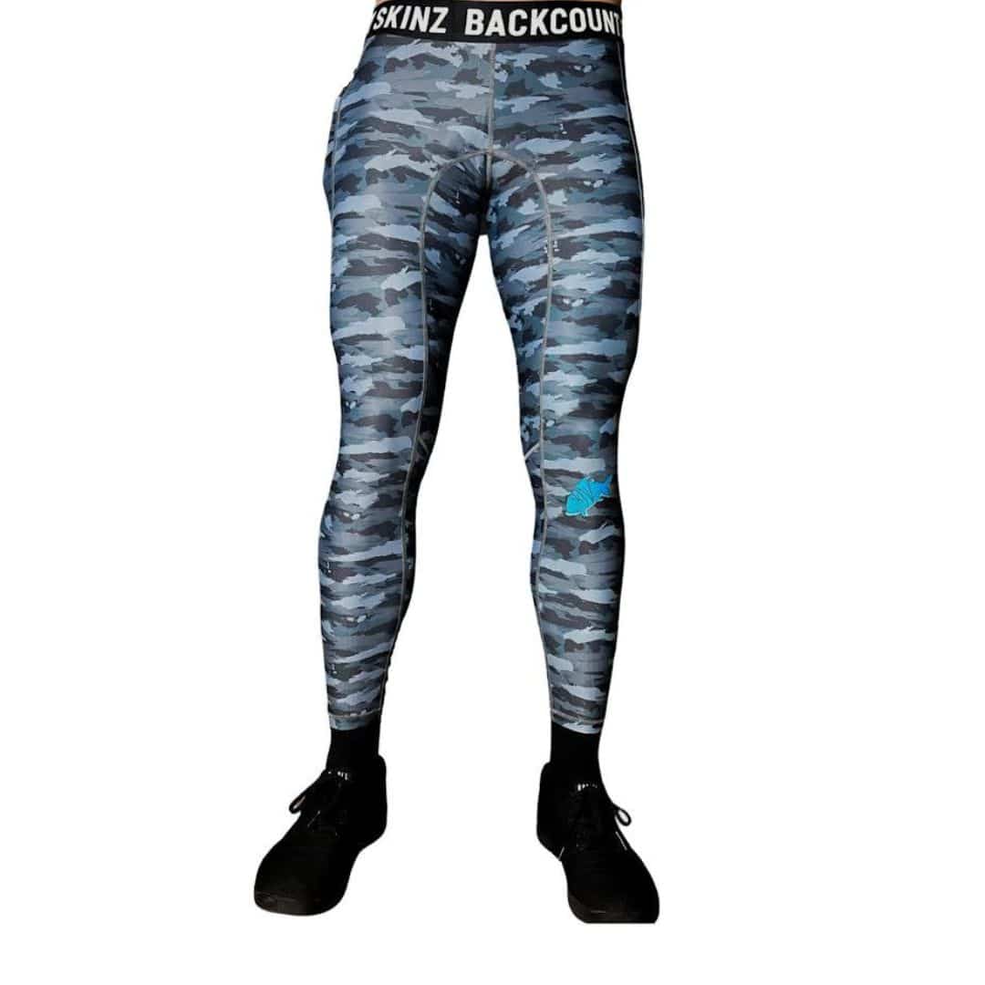 Camo Lightweight Compression Polyester UV Fishing Pants - Mens