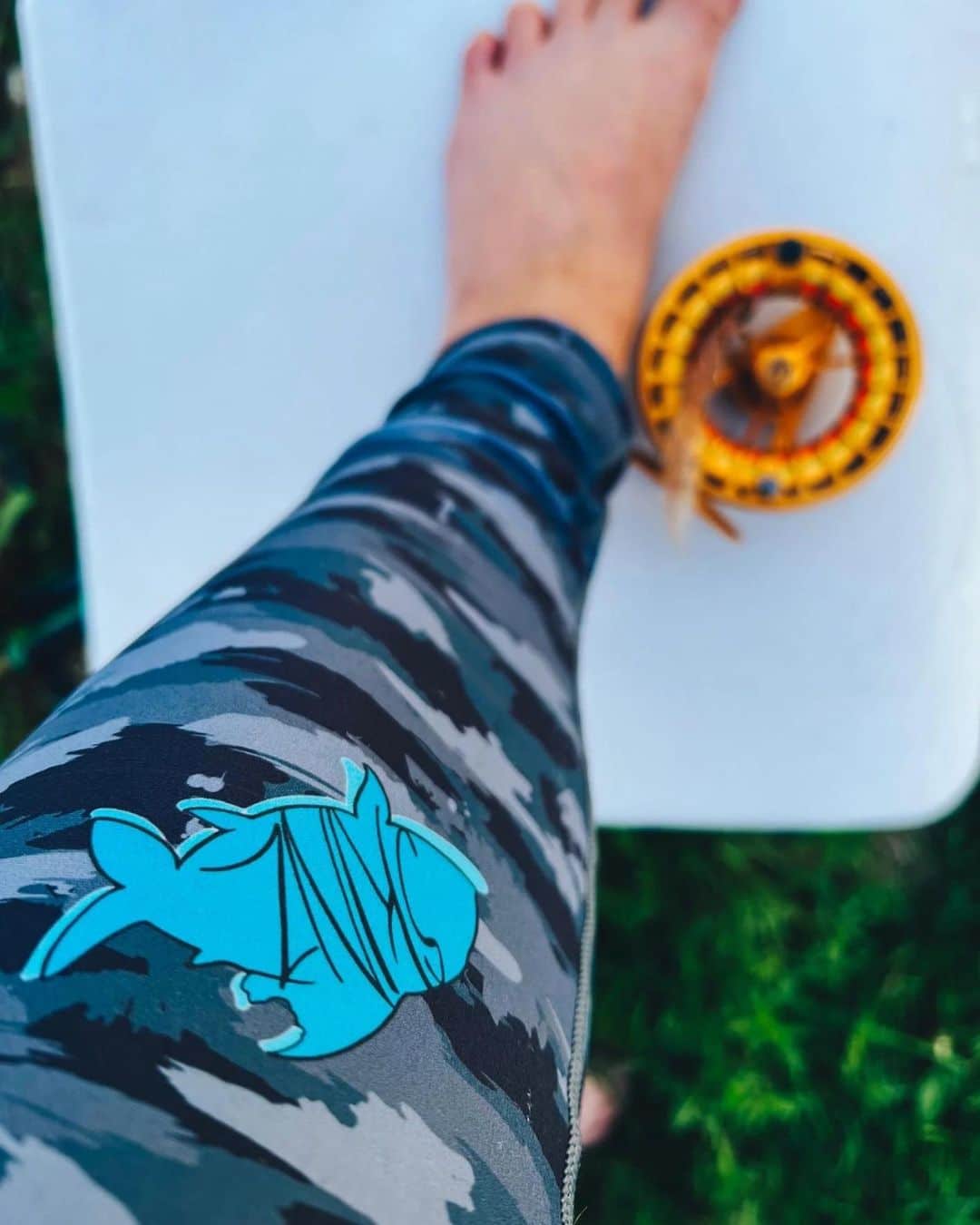 Camo Lightweight Compression Polyester UV Fishing Pants - Mens