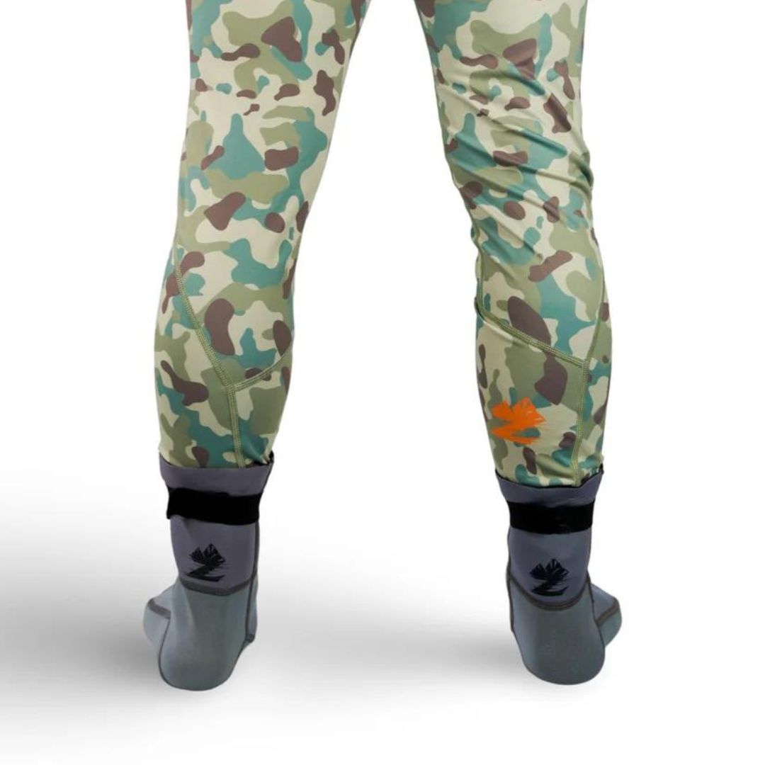 Camo Lightweight Compression Polyester UV Fishing Pants - Mens