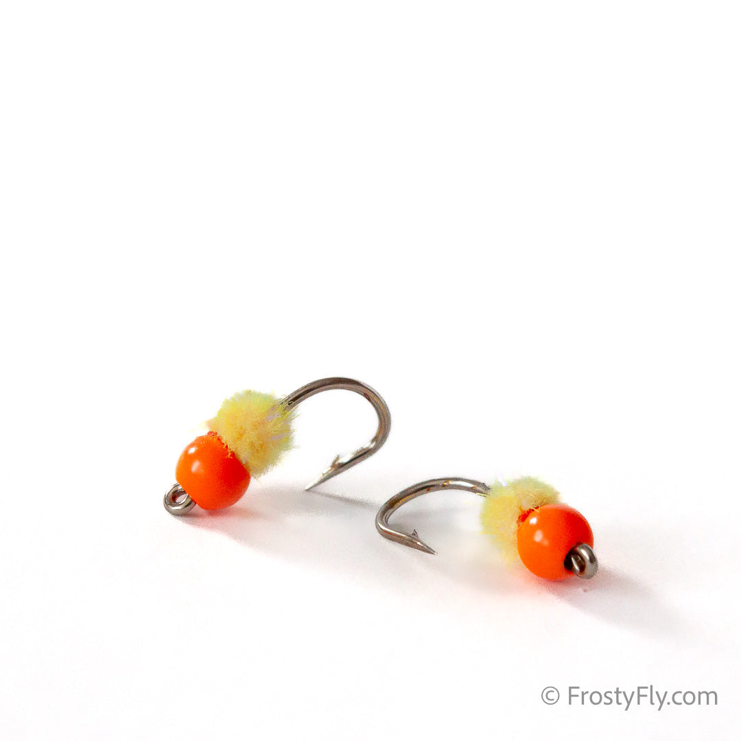 Double Bubble Tungsten Egg Fly - Sunburst Yellow