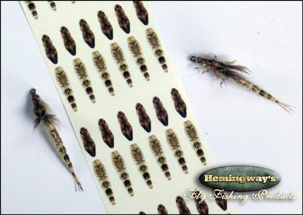 Hemingway's Realistic Ephemera Danica Nymph Buds & Back