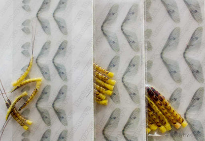 Realistic Ephemera Danica Set - Tube Body & Wings - 6 Sets