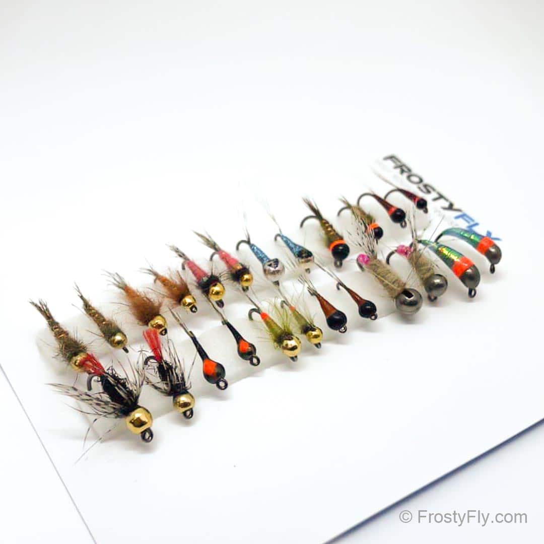 Euro Nymph Flies Selection 3 - 24 Flies