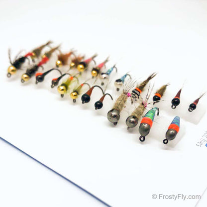 Euro Nymph Flies Selection 3 - 24 Flies