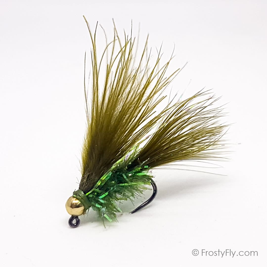 Euro Streamer Jig FWF - Olive