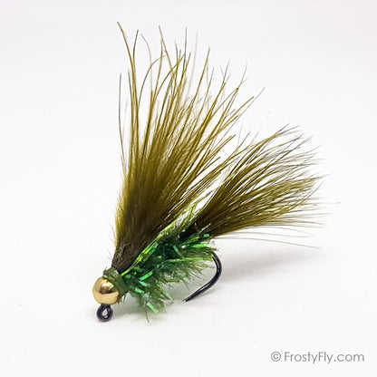Euro Streamer Jig FWF - Olive