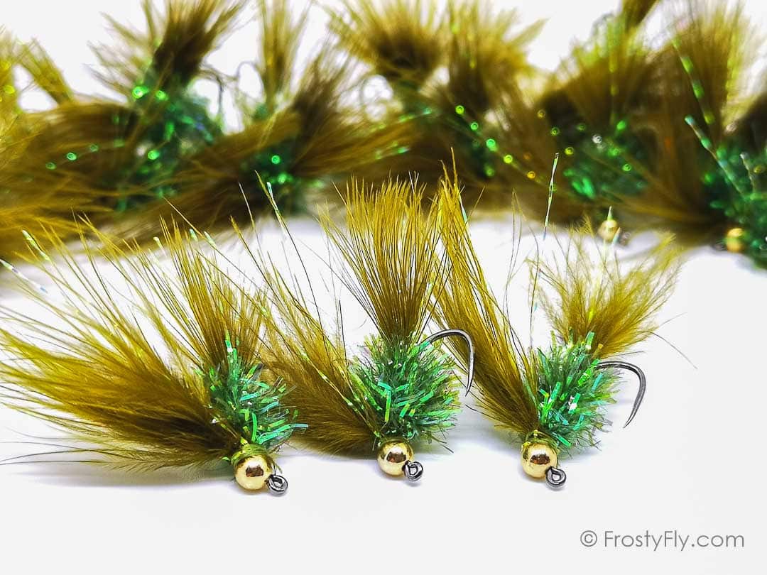 Euro Streamer Jig FWF - Olive