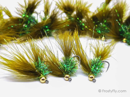 Euro Streamer Jig FWF - Olive
