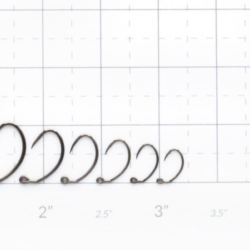 Firehole Sticks 520 Continuous Bend Jig Hooks - 1X Long, 2X Gape, HW - 36 pcs