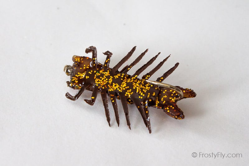 Flashy Realistic Hellgrammite Fly - Black