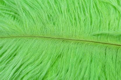 Fly Tying Ostrich Feathers 10-12 inch - Chartreuse