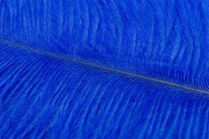 Fly Tying Ostrich Feathers 10-12 inch - Kingfisher Blue