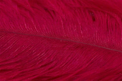Fly Tying Ostrich Feathers 10-12 inch - Red