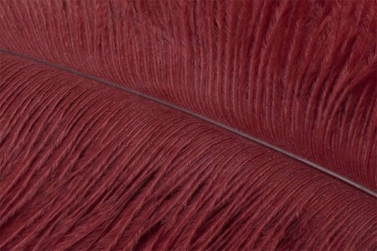 Fly Tying Ostrich Feathers 10-12 inch - Rusty Brown