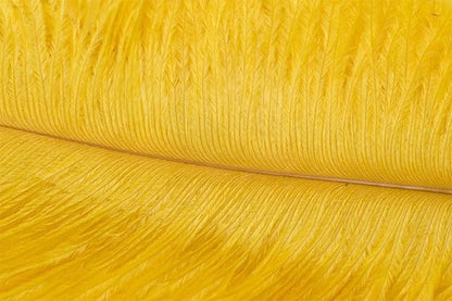 Fly Tying Ostrich Feathers 10-12 inch - Sunburst Yellow