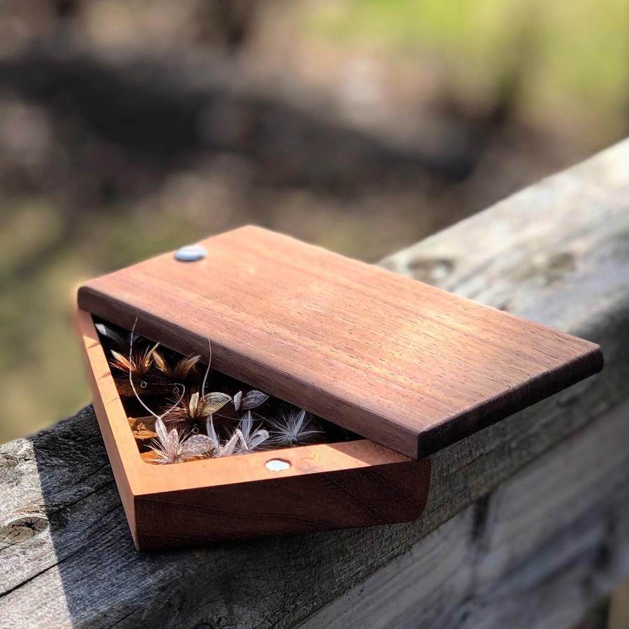 Frosty Fly - Handmade Cedar Wooden Fly Box