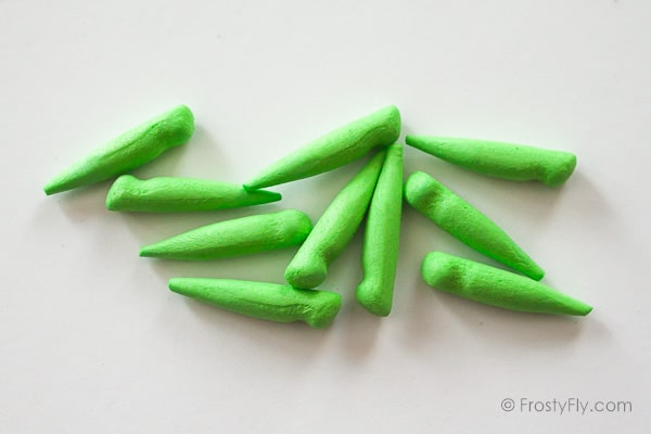 Frosty Fly - Hopper Preshaped Foam Bodies - Green